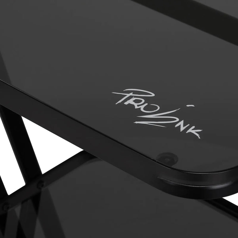 Kosmetologinis staliukas su integruota vieta lempai