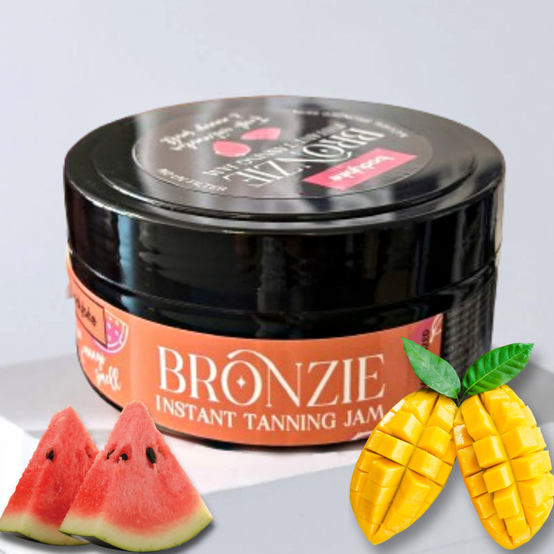 BRONZIE Momentinio Poveikio Įdegio Džemas su Arbūzais ir Mango