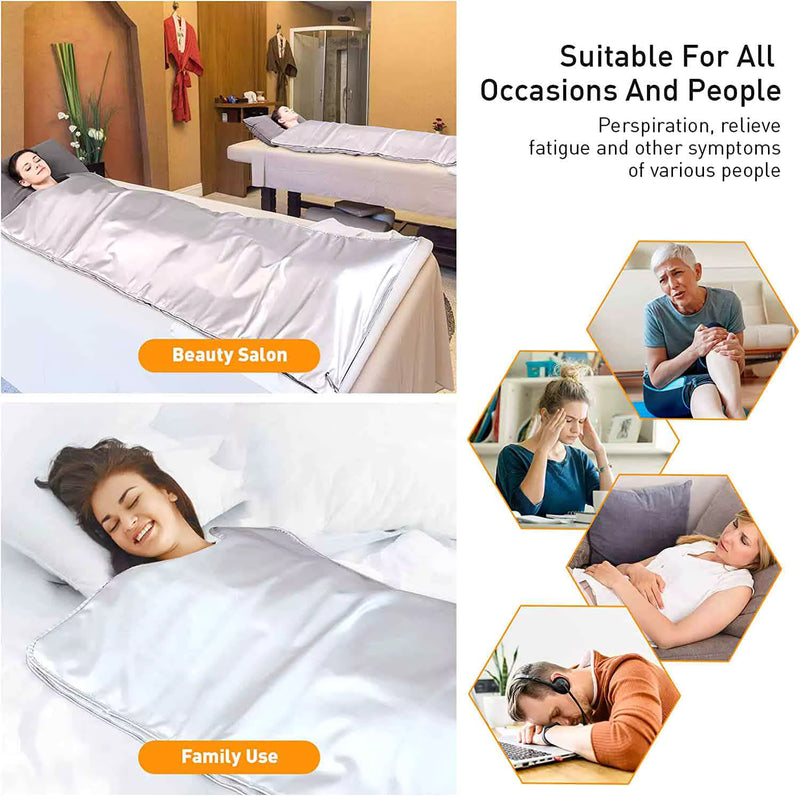 Profesionali FIR šiluminė antklodė AU-805 – ideali grožio salonams ir detoksikacijai