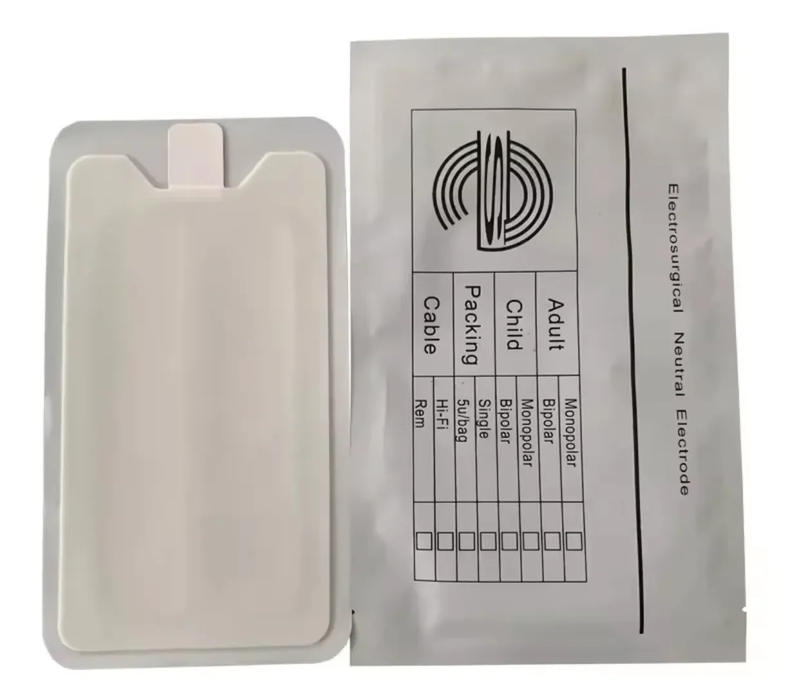 Estetinėms procedūroms skirtos vienkartinės elektrodų pagalvėlės, supakuotos po 50 vienetų