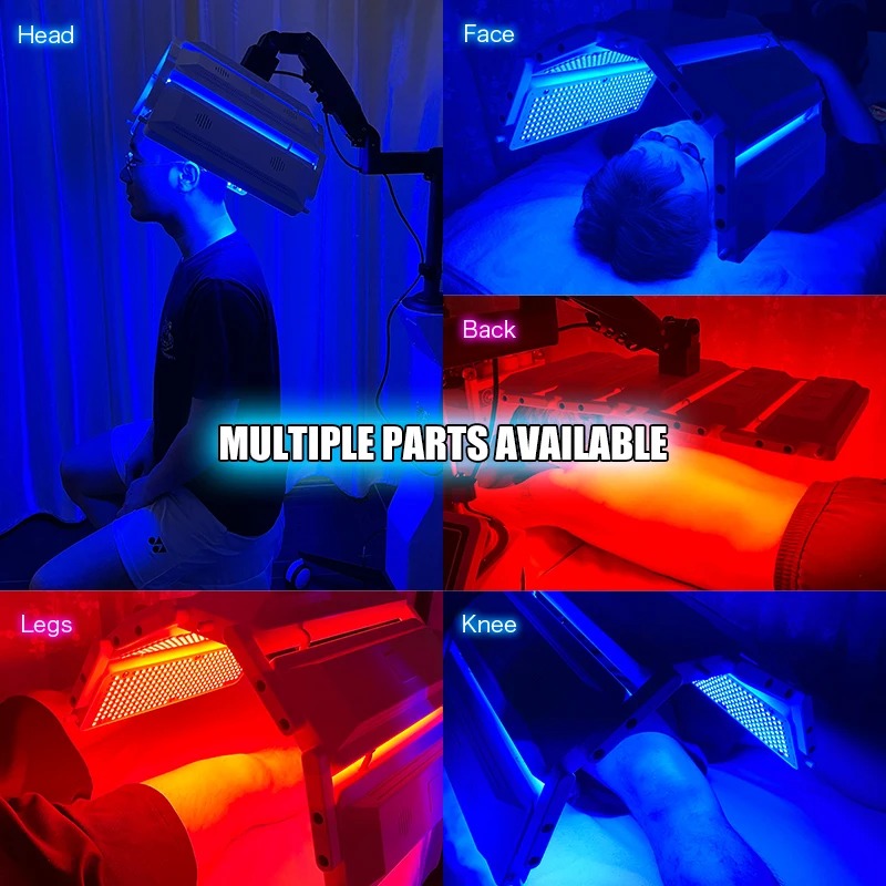 7 Spalvų LED PDT Odos Terapijos Aparatas, Profesionalus LED šviesos aparatas, LED PDT šviesos diodų aparatas veidui ir kūnui, LED PDT terapijos aparatas su nuolaida