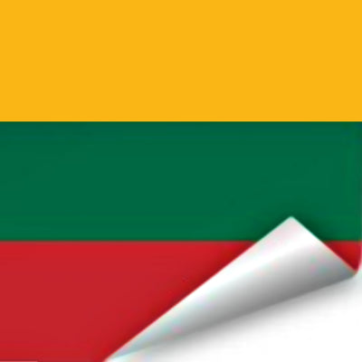 Lipdukai su Lietuvos vėliava automobilių numeriams