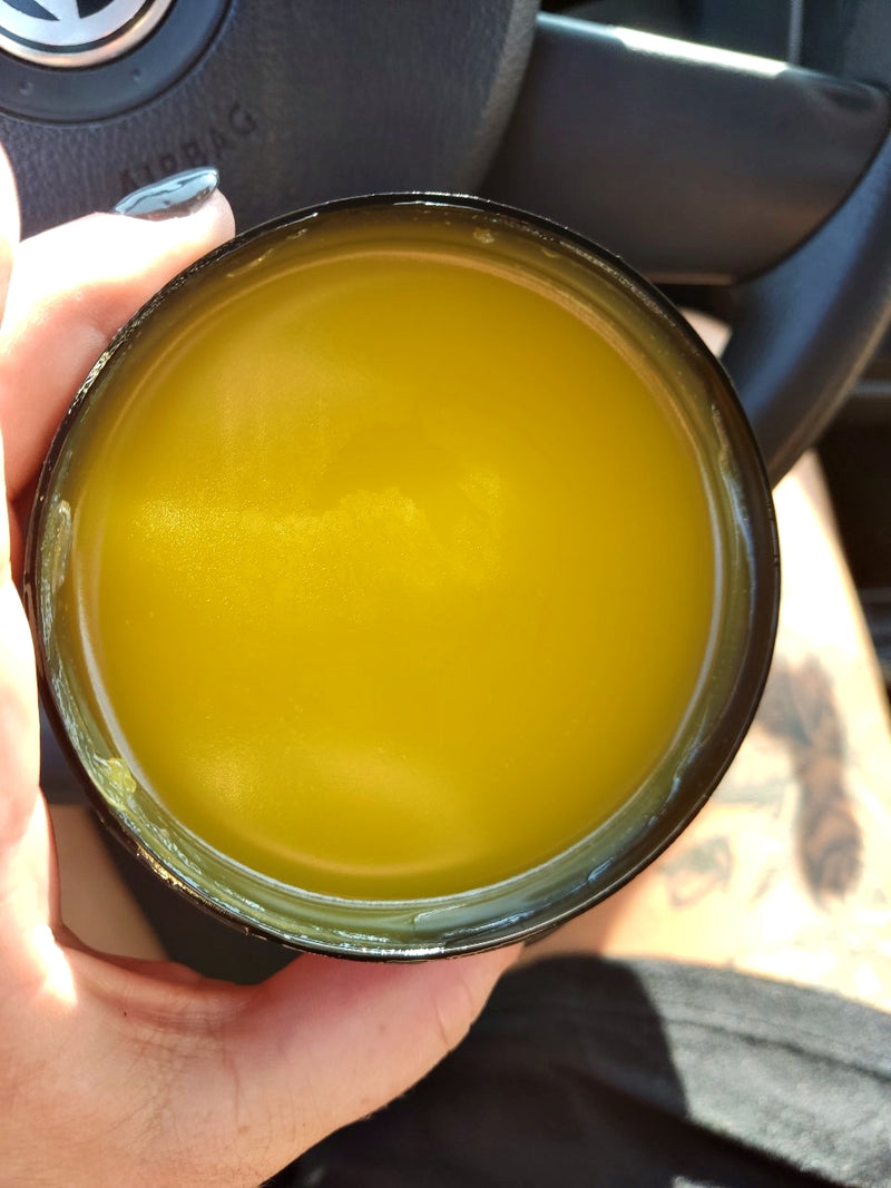 BRONZIE Instant Tanning Jam with Watermelon and Mango in a jar, showcasing its vibrant color and creamy texture