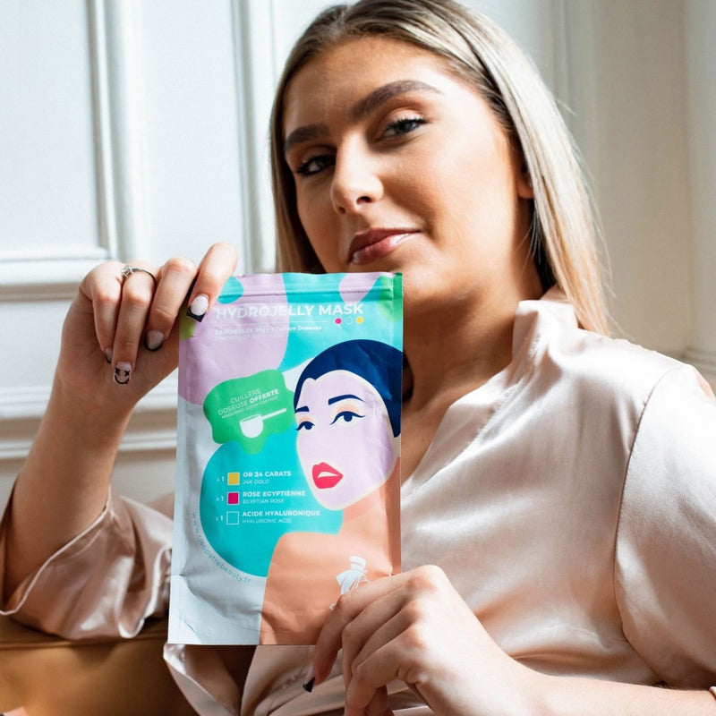 Hidrogelinių veido kaukių Rinkinys, alginatinės nulupamos veido kaukės, hidrogelio kaukė, alginatai profesionalams ir grožio salonams - Cleopatre Beauty