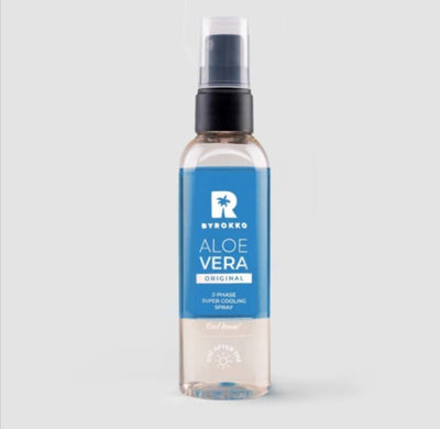 BYROKKO 2 phase cooling spray Vėsinančio efekto Aloe Vera purškiklis su hialurono rūgštimi