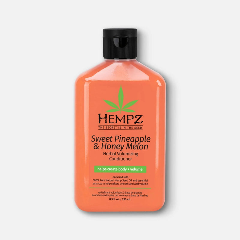 Hempz Sweet Pineapple & Honey Melon Apimties Suteikiantis Plaukų Kondicionierius su Kanapių aliejumi sausiems ir ploniems plaukams, skatina plaukų augimą