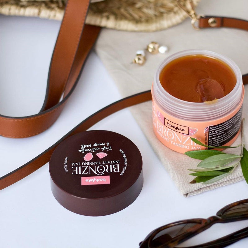 Greito poveikio įdegį skatinantis džemas BRONZIE deginimuisi saulėje ir soliariume - Bodybite