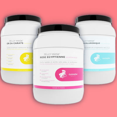 Hidrogelinių veido kaukių Rinkinys, alginatinės nulupamos veido kaukės, hidrogelio kaukė, alginatai profesionalams ir grožio salonams - Cleopatre Beauty