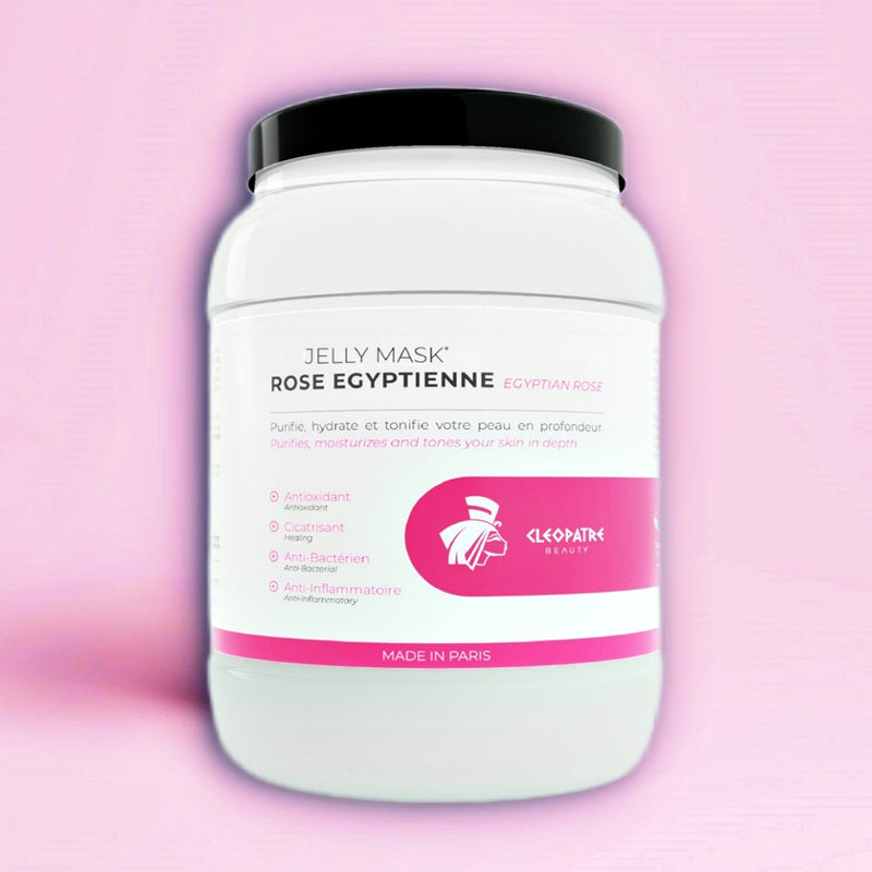 Hidrogelinė Veido Kaukė su Rožių Žiedlapiais, Nulupama kaukė, Alginatinė veido kaukė, hidrogelio kaukė, profesionalams ir grožio salonams - Cleopatre Beauty