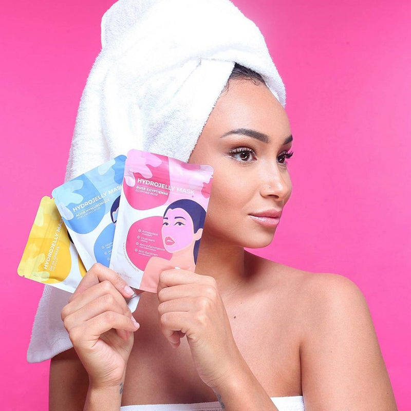 Hidrogelinių veido kaukių Rinkinys, alginatinės nulupamos veido kaukės, hidrogelio kaukė, alginatai profesionalams ir grožio salonams - Cleopatre Beauty