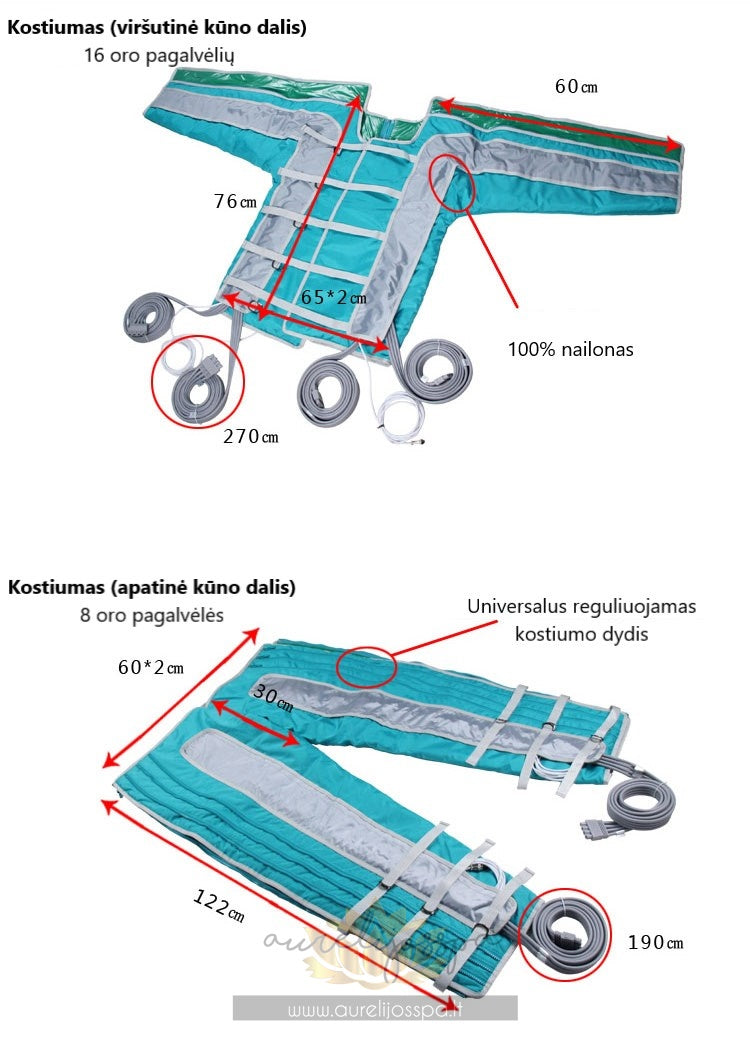 Limfodrenažinis Aparatas 3in1 - AurelijosSPA