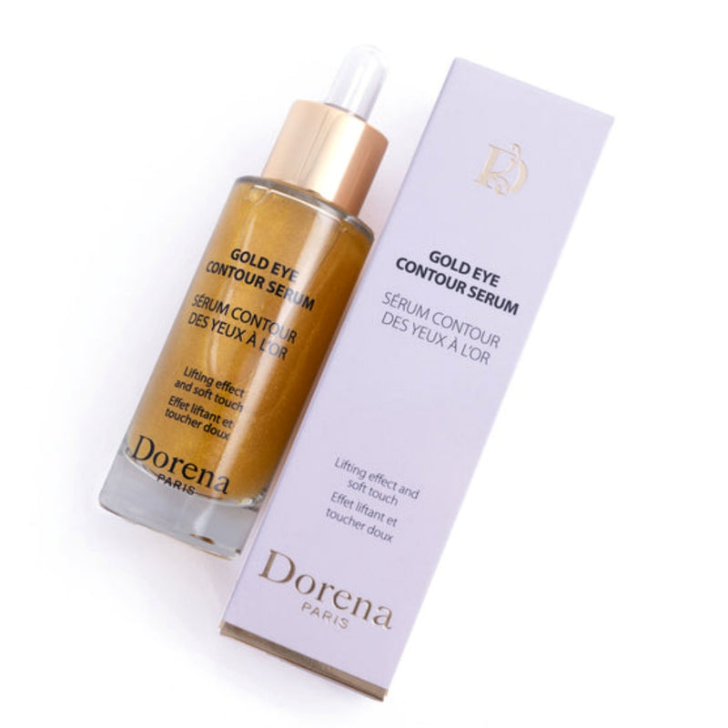 Natūralus 23 karatų aukso paakių serumas jautriai odai nuo raukšlių - Dorena Paris Cosmetics