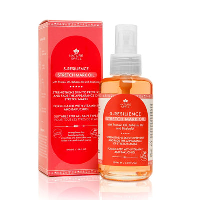 Natūralus strijų aliejus su Vitaminu E ir Bakučioliu - Nature Spell