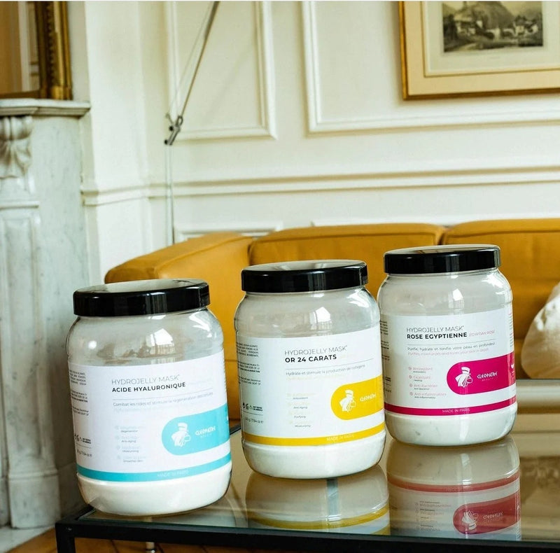 Hidrogelinių veido kaukių Rinkinys, alginatinės nulupamos veido kaukės, hidrogelio kaukė, alginatai profesionalams ir grožio salonams - Cleopatre Beauty