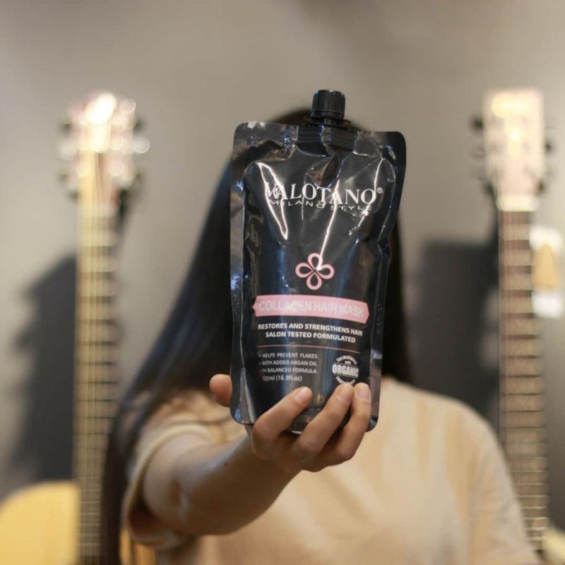 Plaukų Kaukė su Kolagenu ir argano aliejumi - VALOTANO