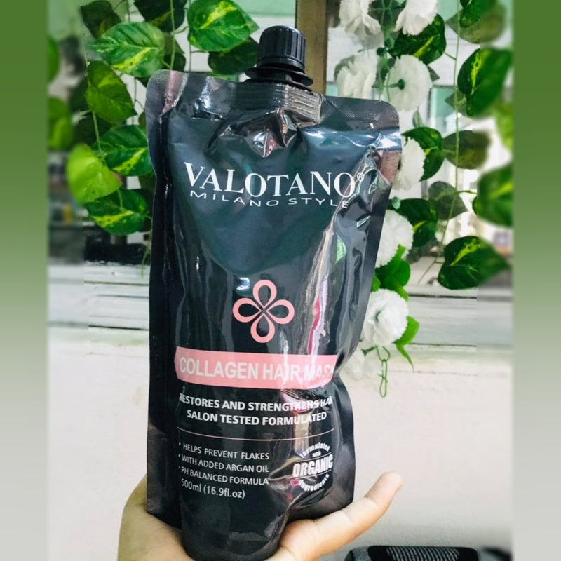 Drėkinanti ir maitinanti Plaukų Kaukė su Kolagenu - VALOTANO