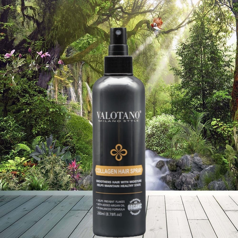Nenuplaunamas plaukų purškiklis su Kolagenu - VALOTANO
