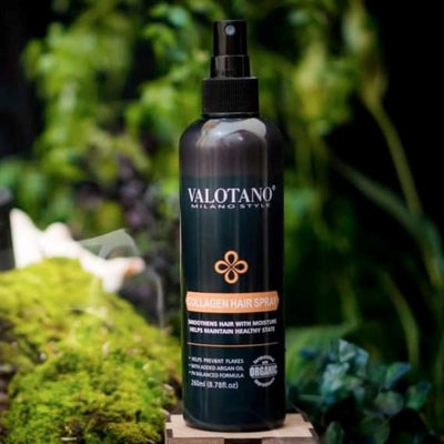 Plaukų purškiklis su Kolagenu ir argano aliejumi - VALOTANO