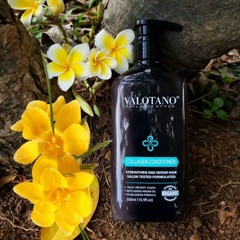 Plaukų apimtį didinantis Kondicionierius su Kolagenu - VALOTANO