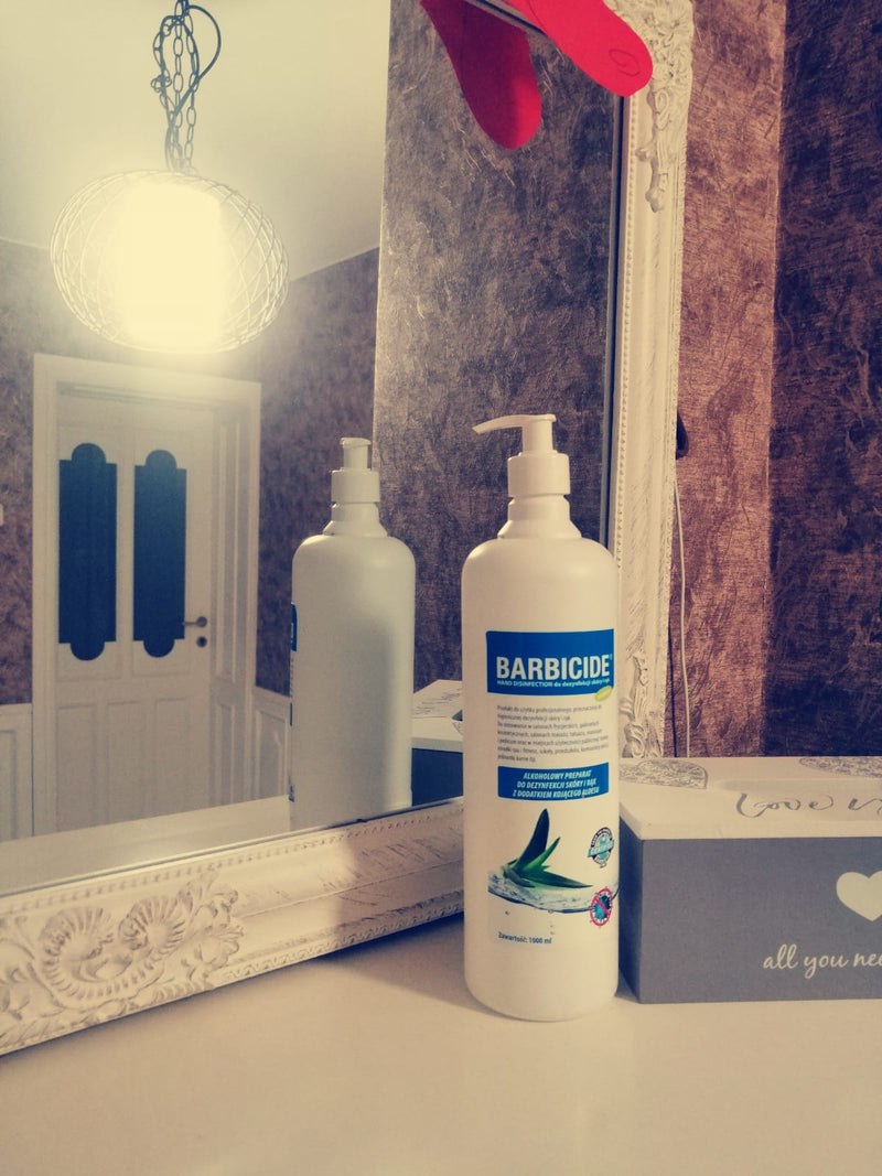 Dezinfekcinis skystis rankoms | BARBICIDE hand disinfection 1000 ml - AurelijosSPA