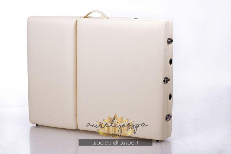 Sulankstomas Masažinis Stalas | Aluminum su pakeliamuoju mechanizmu - AurelijosSPA