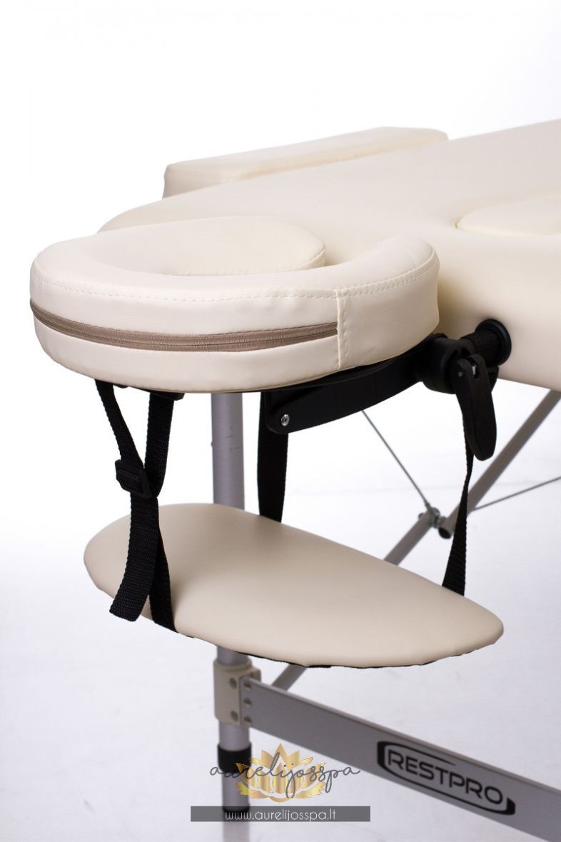 Sulankstomas Masažinis Stalas | Aluminum su pakeliamuoju mechanizmu - AurelijosSPA